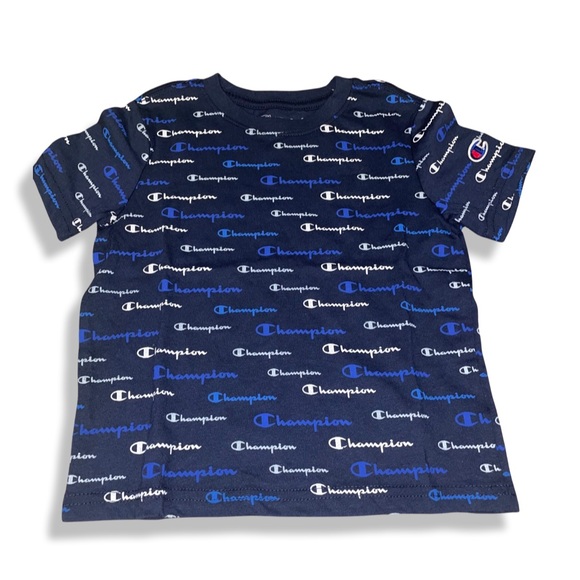 Champion All Over Printed Logo T-shirt - Picture 1 of 4